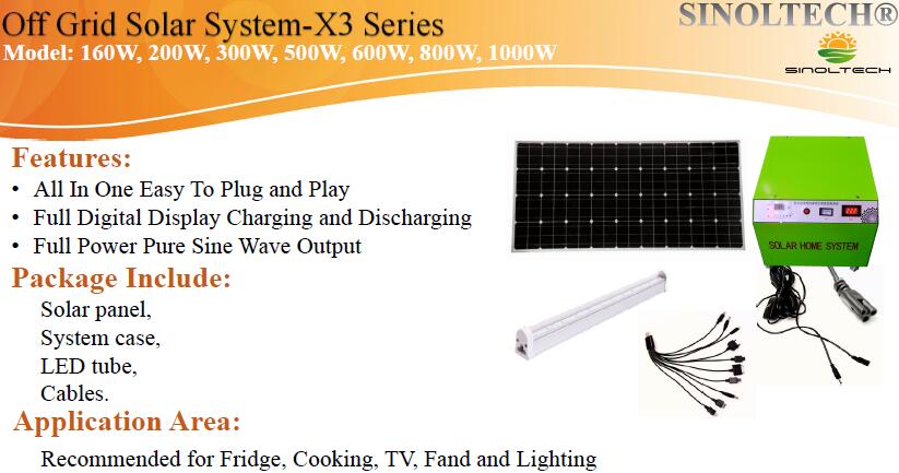 solar power system for remote area