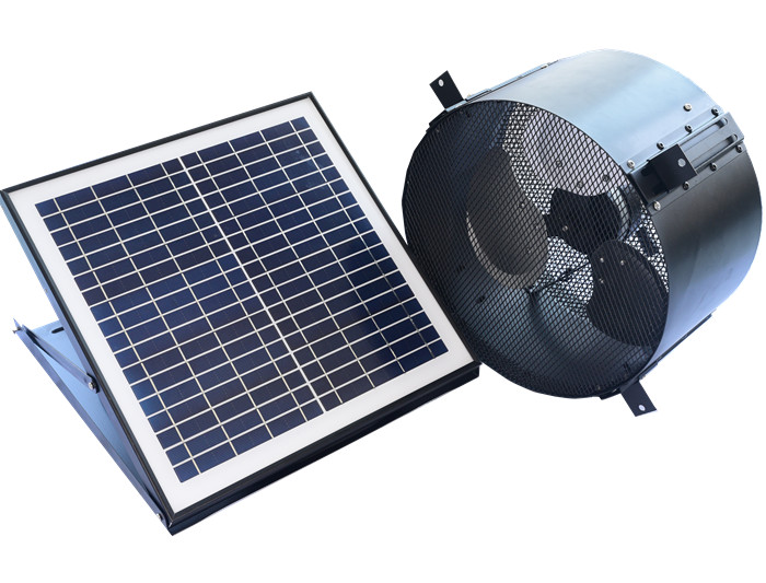 wall mount solar gable fan