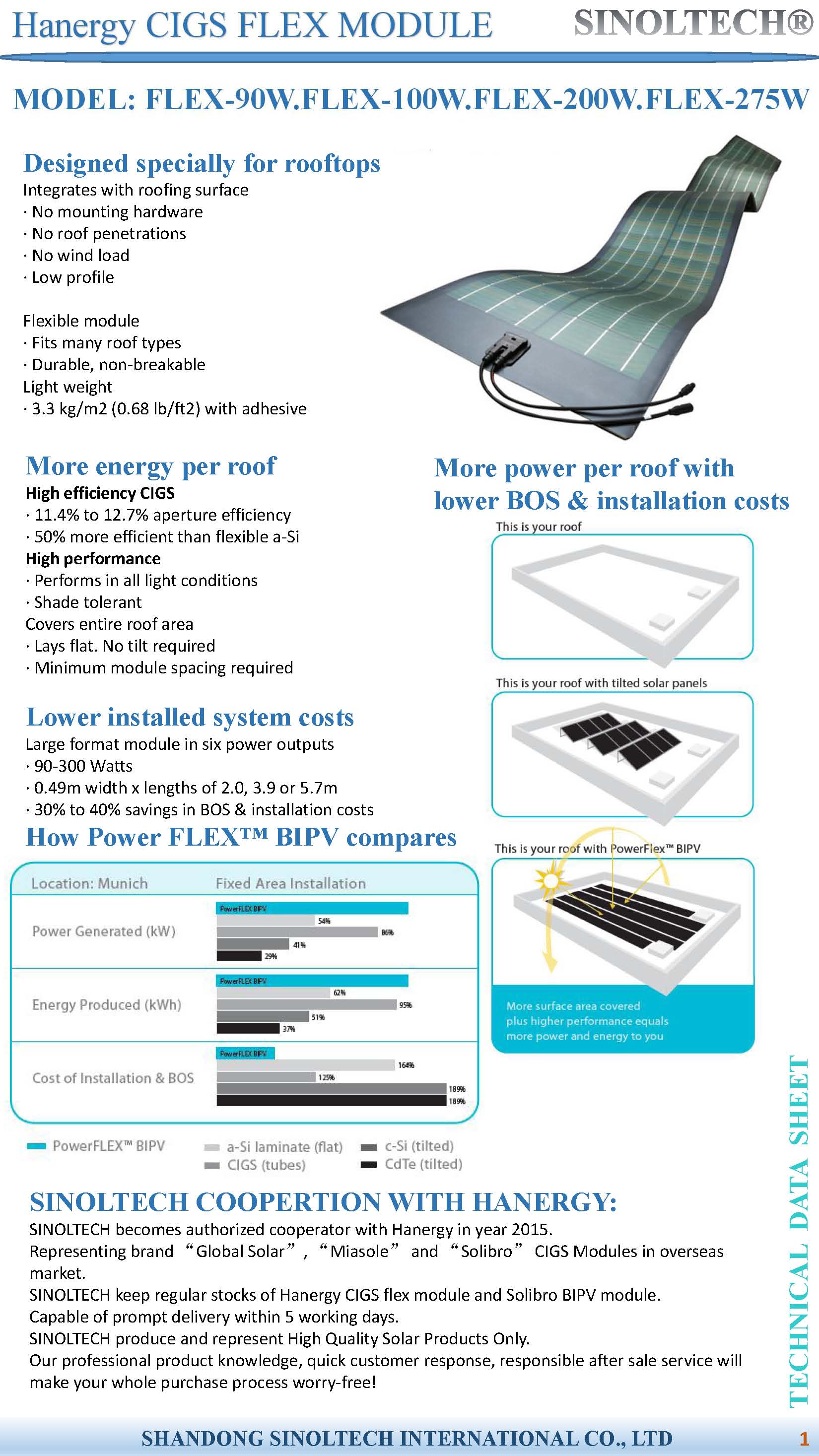 CIGS flex module