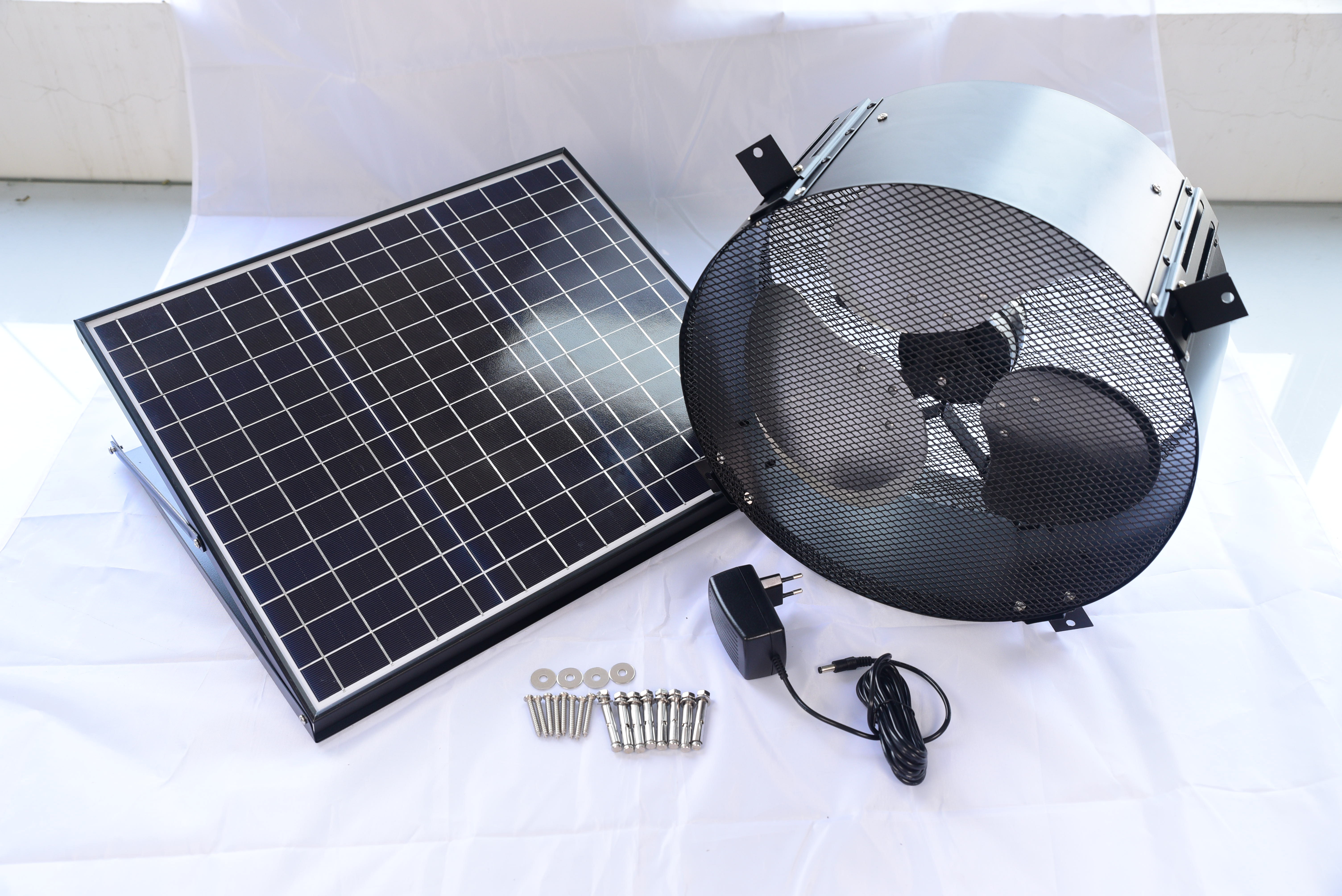 wall mount solar exhaust ventilator