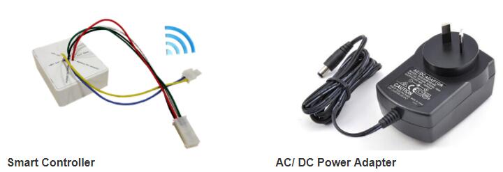 solar controller and AC/DC adaptor