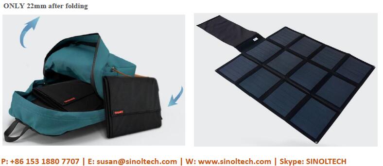 97W dual usb solar charger