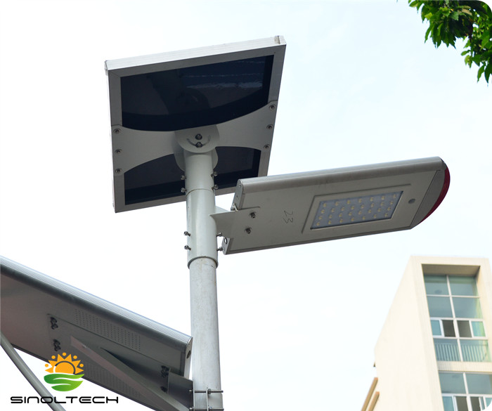 split solar street light