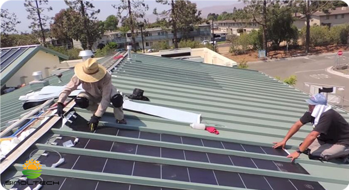 metal roofing flexible pv