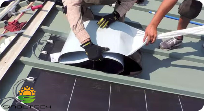 peel and stick flexible solar panel