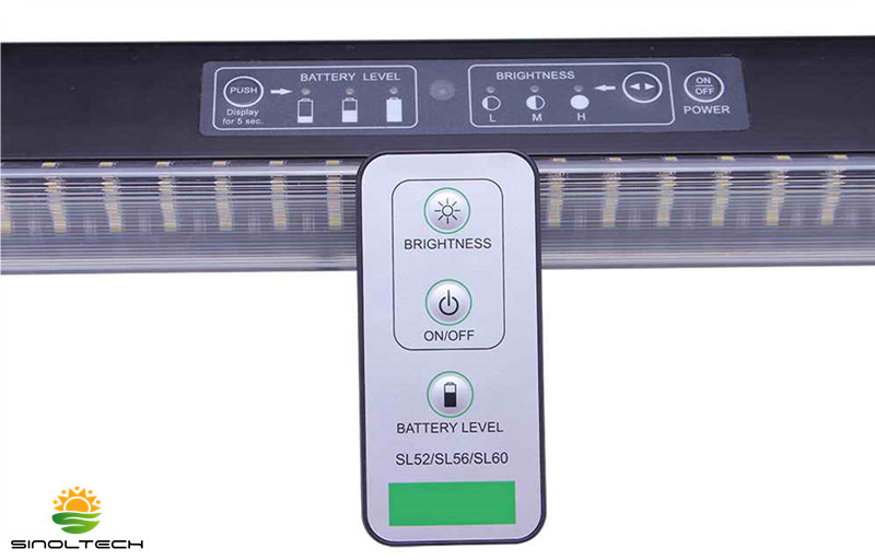 remote control solar led lighting system
